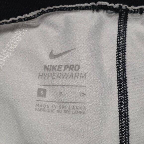 Nike Pro Hyperwarm Black Ombre Leggings Small - Picture 3 of 3
